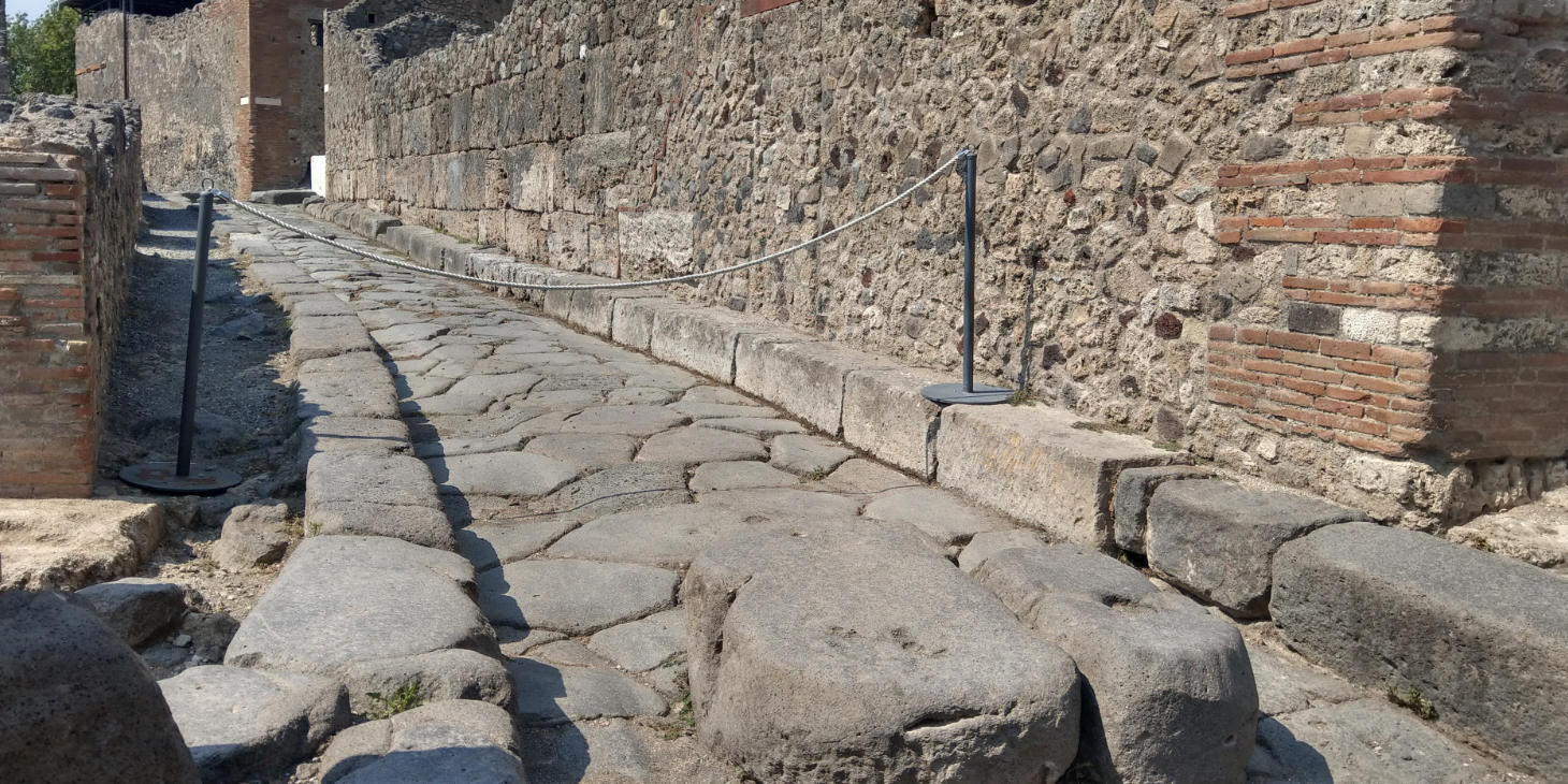 Emplacement domus Romulus et Remus Pompéi