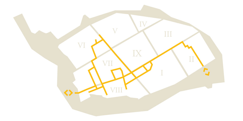 Itinéraire jaune de 5 h