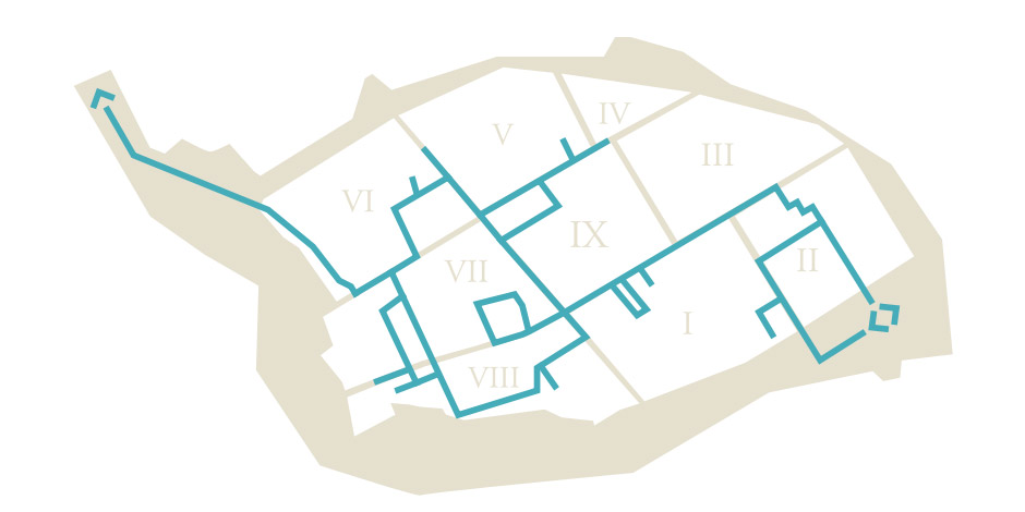 Itinéraire bleu de 7 h